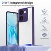 For Vivo Y300 Plus V2422 Case Plating Bumper Shockproof Clear Back Cover Hard Phone Case for Vivo Y300 Plus Y300Plus 2025 V2422