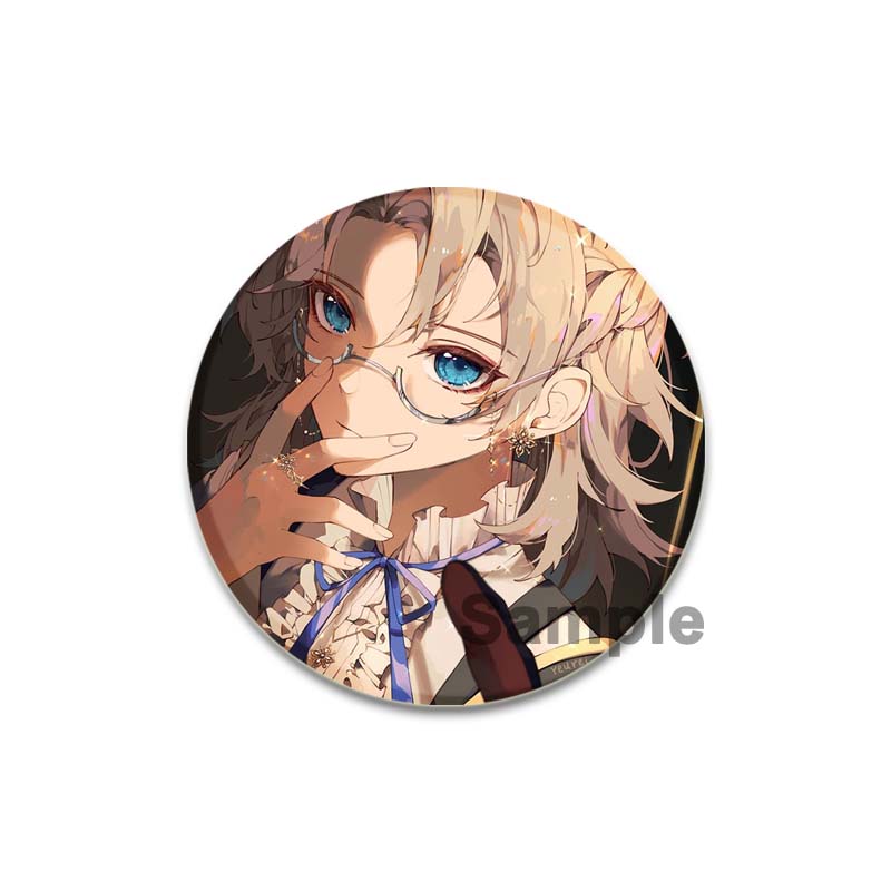 32/44/58 мм Genshin Impact Albedo Pin ручная работа брошь для одежды мультяшный косплей значок украшение на рюкзак ювелирные изделия подарок