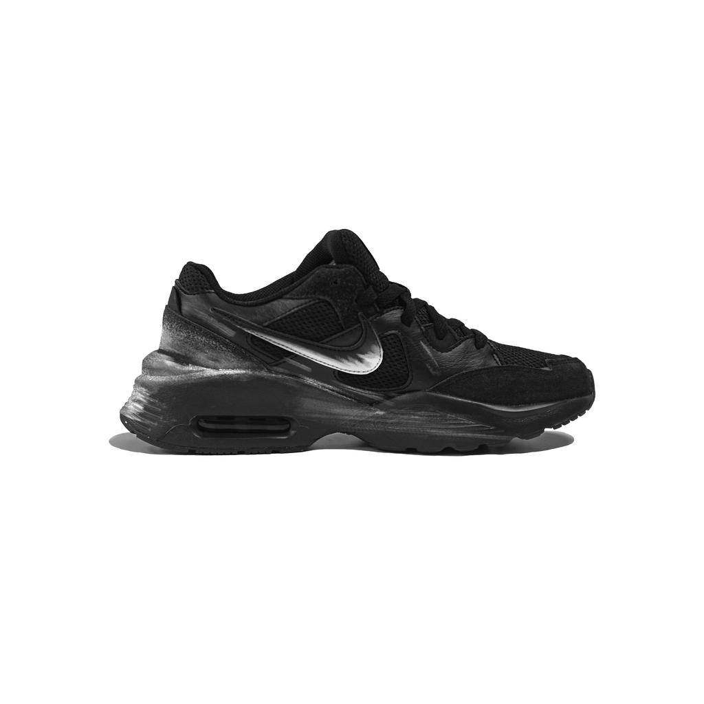 Nike Air Max Fusion Износостойкие Дышащие Низкие Беговые Кроссовки Мужские Черно-Белые CJ1670-001(Team830-s-box)
