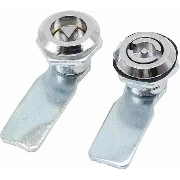 MS705 Zinc Alloy Distribution Box Lock Switch Cabinet Door Lock Triangle Key Tongue Lock Industrial Door Lock MS705-18-28-40-62 1Pcs(40mm Triangle