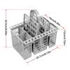 Новая корзина для столовых приборов для посудомоечной машины, термостойкая, универсальная, устойчивая вставка для столовых приборов для всех посудомоечных машин, домашнее хранение
