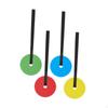 4 Pieces Football Goal Target Discs Trainer Equipment Shooting Training Aid for Beginners