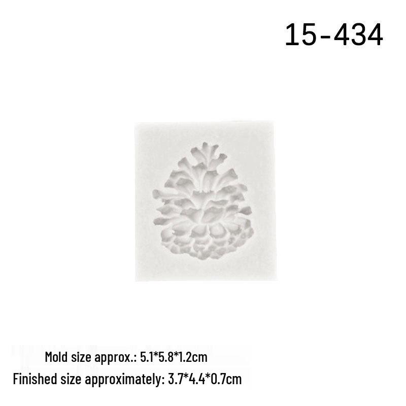 Christmas Pinecone Fondant Silicone Mold for Cake Decoration and Chocolate Baking