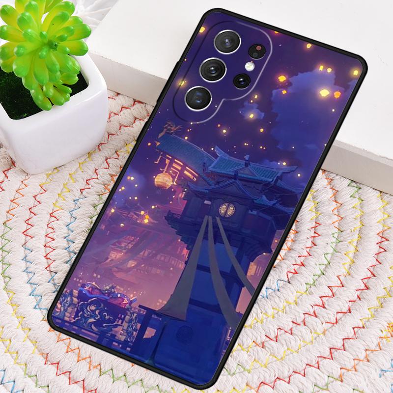 Силиконовый чехол для телефона Genshin Impact для Samsung Galaxy note 10 pro S26 S25 S24 S23 S22 S21 Plus S25Ultra Чехол Capa