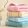 Полотенца из чистого хлопка Полотенца для лица Однотонные рваные гостиничные мягкие бытовые водопоглощающие утолщенные хлопковые полотенца