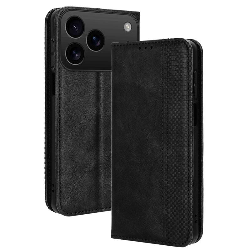 For iPhone 18 Pro / 18 Pro Max Case Flip Wallet Magnetic Buckle Retro Leather Cover for iPhone 18 Pro / 18 Pro Max Phone Back Cover