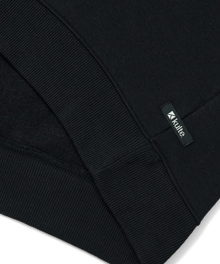 KULTE Twill Arch Logo Crewneck Black