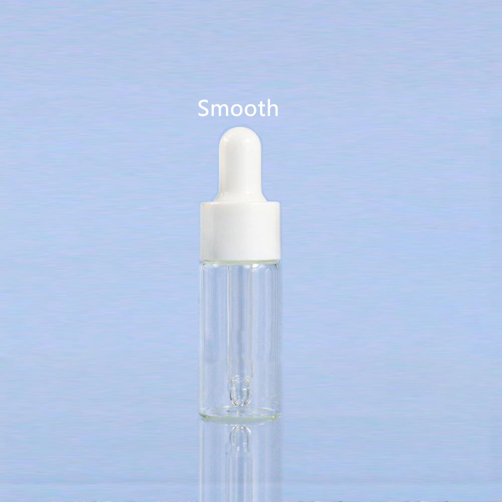 50pcs/100pcs 5ml 10ml 15ml 20ml clear Glass Dropper Bottle Jars Vials With Pipette Smooth