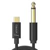Cubilux USB C Guitar To Male Adapter for Musical Compatible with iPhone iPad Pro iPad Air iPad Samsung Pixel Android and 2M Length Cable, Type-C