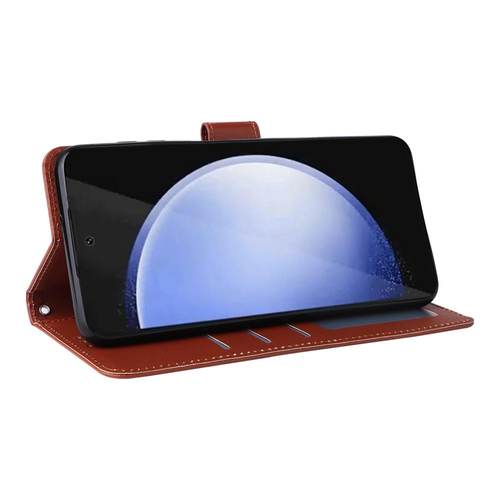 Чехол для Samsung Galaxy S24 FE с 3 слотами для карт, кошелек, чехол для телефона из ПУ кожи