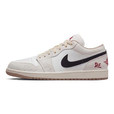 Air Jordan 1 Low Sail Three Times Laboratory, Год Лошади, Белая Лошадь, Едущая По Ветру, Устойчивые к Истиранию, Низкие 553558-169(Команда210-)