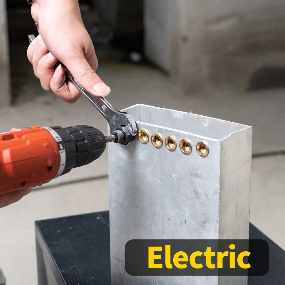 Инструмент для установки заклепочных гаек с ручным приводом Стальные гайки Ручной инструмент для заклепочных гаек Механическая сборка