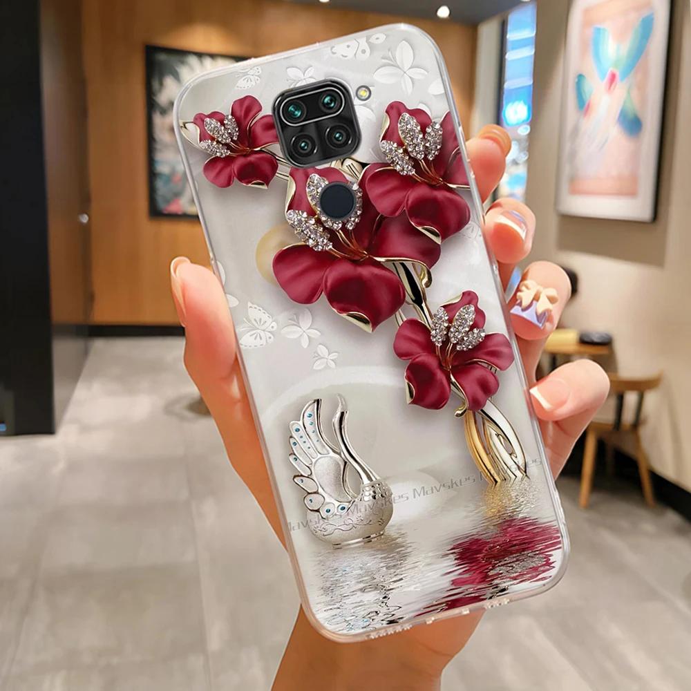 Чехол для телефона Xiaomi Redmi Note 9 Чехол Кот Панда Полная защита Силиконовая задняя крышка Для Redmi Note 9 Note9 Чехлы Fundas Coque