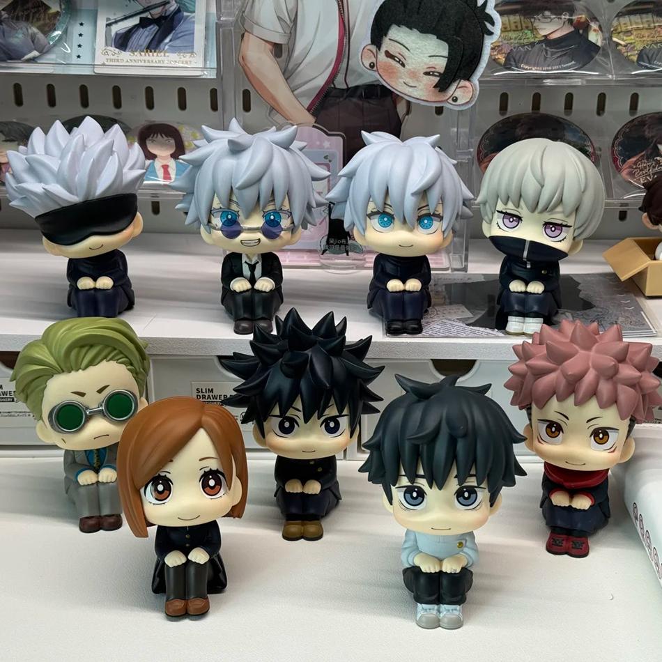 Фигурки аниме Jujutsu Kaisen Geto Suguru Gojo Satoru, кукла Fushiguro Toji Okkotsu Yuta Inumaki Toge Q, версия, коллекция игрушек, подарок