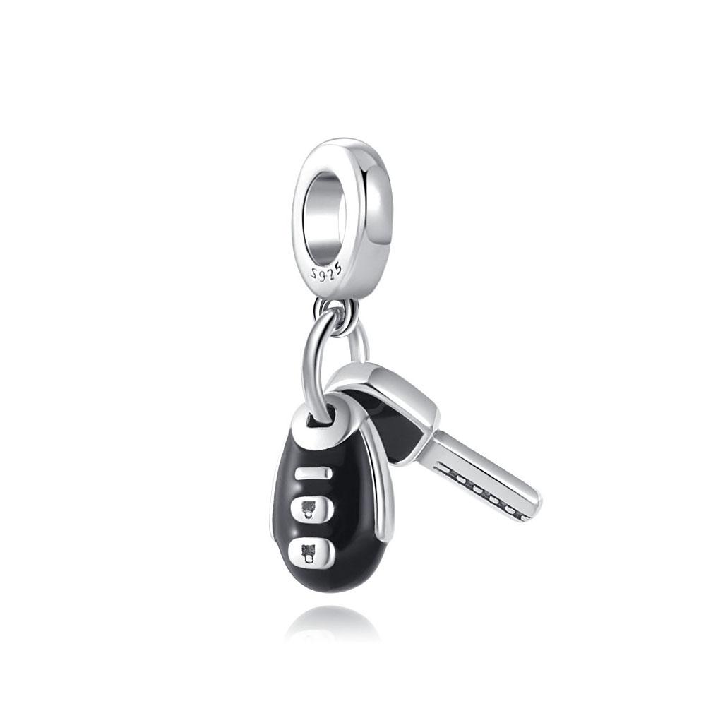 New Copper Bicycle Super Cool Motorcycle Key Car Sunglasses Charm Pendant Suitable For Original Bracelets Diywomen'S Jewelry