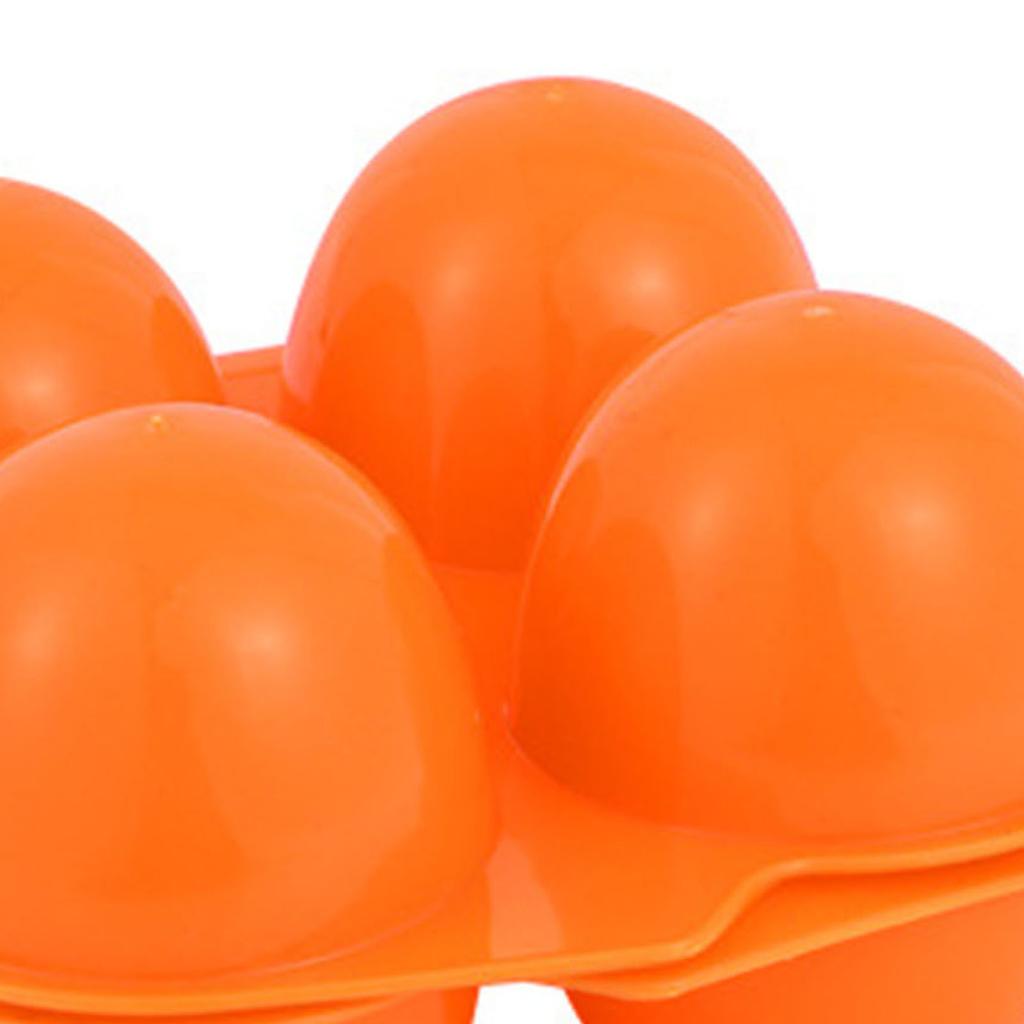 Квадратные 4 коробки для яиц многоразовый пластиковый контейнер для яиц анти-падение домашний ящик для хранения на открытом воздухе