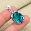 Glorious Indicolite Gemstone Jewelry 925 Sterling Silver Pendant For Wedding Gift