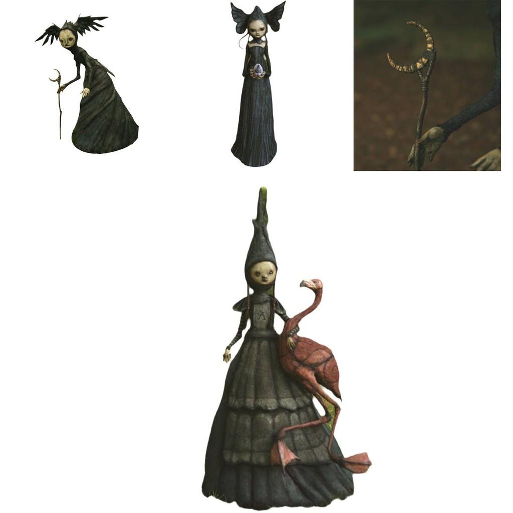 Whimsical Witch Resin Craft For Home And Garden Enhancement During Halloween