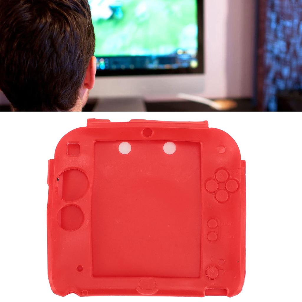 Силиконовый чехол для портативной игровой консоли 2DS, мягкий, устойчивый к царапинам, с защитой верхнего и нижнего экранов
