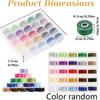 25Pcs Bobbin Thread Polyester Thread Spools Sewing Machine Bobbins With Storage Box For Embroidery Sewing Thread Spool Accessori