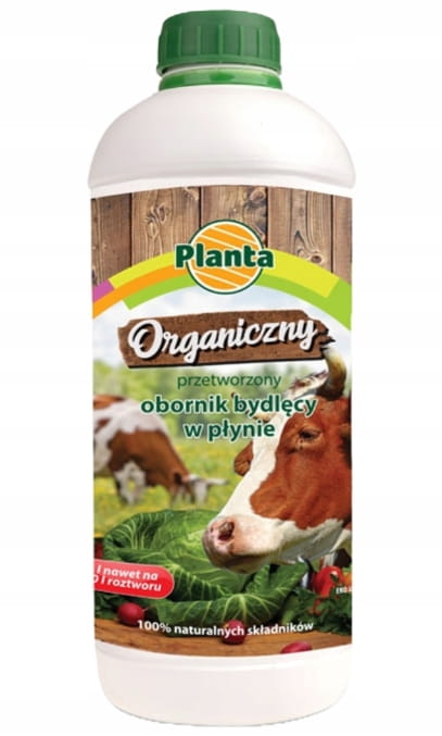 Liquid cattle manure 1L Natural fertilizer for garden and houseplants