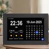 10,1-дюймовый цифровой календарь WiFi Прогноз погоды Будильник Умный сенсорный экран Календарь-планировщик для семейных расписаний