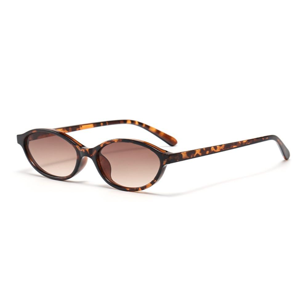 Leopard Print Women HD Sunglasses Retro Anti-UV Glasses New Cat Eye Sunnies  Daily