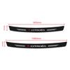 GEFR3 Carbon Fiber Auto Protective Rear Trunk Bumper Guard 3D Stickers For Citroen C1 C2 C3 C4 C5 C6 C8 C4L DS3 DS4 DS5LS Accessories