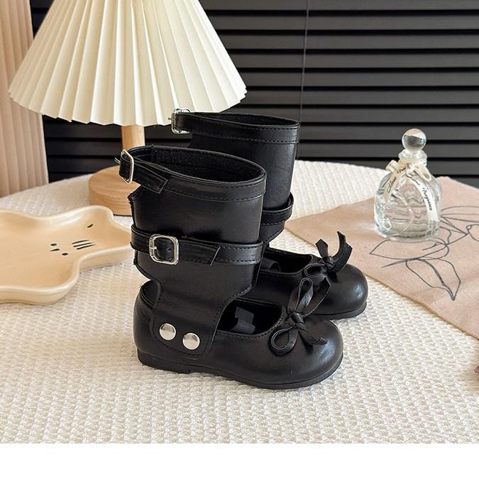 Водонепроницаемая кожаная обувь для девочек на весну/осень - Модная детская обувь на мягкой подошве