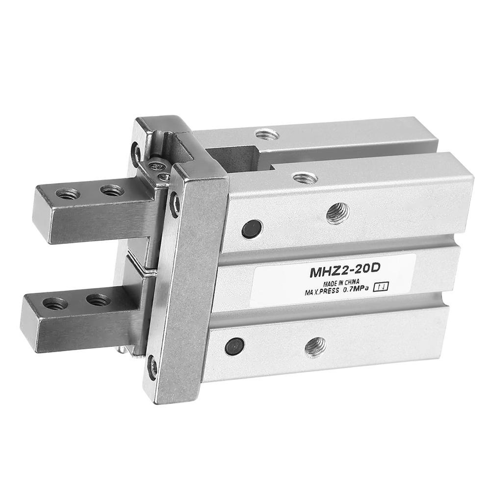 20mm Bore Parallel Style Air Gripper Pneumatic Cylinder MHZ2 20D