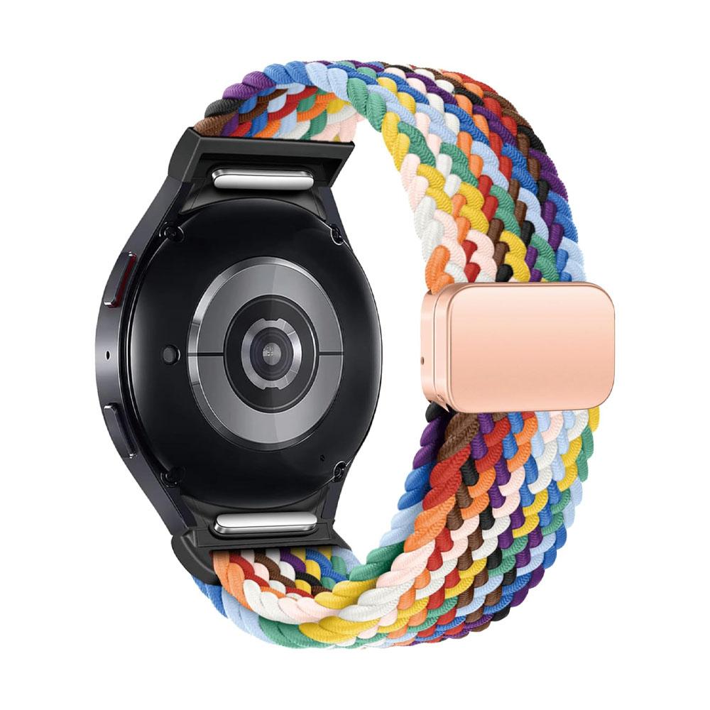 Магнитный плетеный ремешок для Samsung Galaxy Watch 7 6 4 classic/5 Pro/FE 44мм 40мм 45 46 47 мм браслет correa Galaxy watch 7 Ремешок