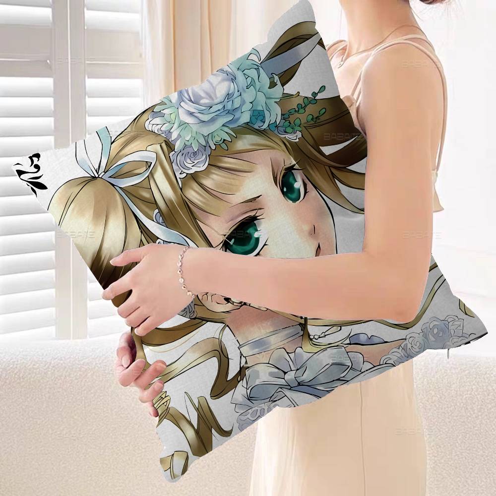 Anime Black Buutler Cushion Cover Car Throw Pillow Case For Sofa Car Christmas Gift xcm xcm