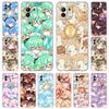 Kawaii Genshin Impact Phone Case For Xiaomi Poco X3 NFC F3 Pro M3 GT Mi 11 Lite 5G Ultra 11T 11X Pro 11i Crystal Clear Cover