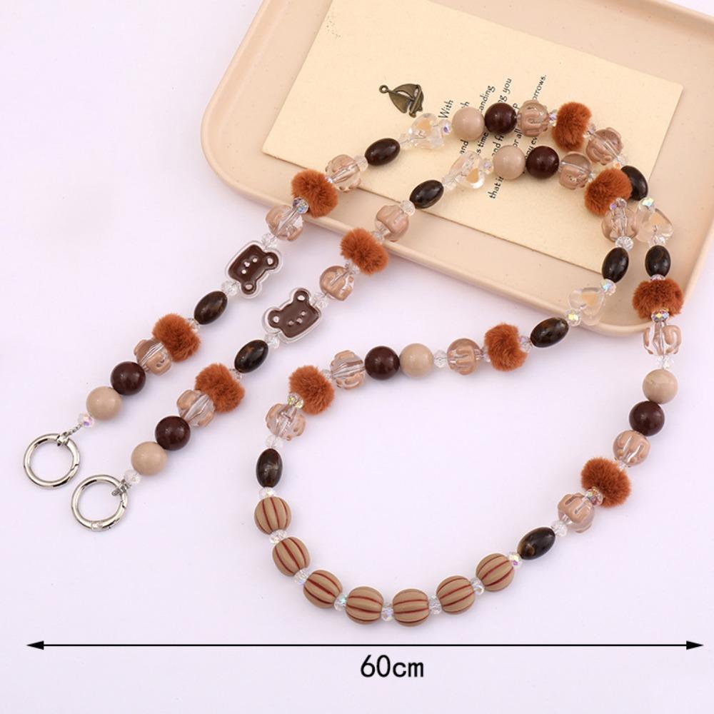 Ремешок для мобильного телефона с бантом, шейный ремешок для телефона с медведем, ремешок для телефона через плечо, подвесные украшения