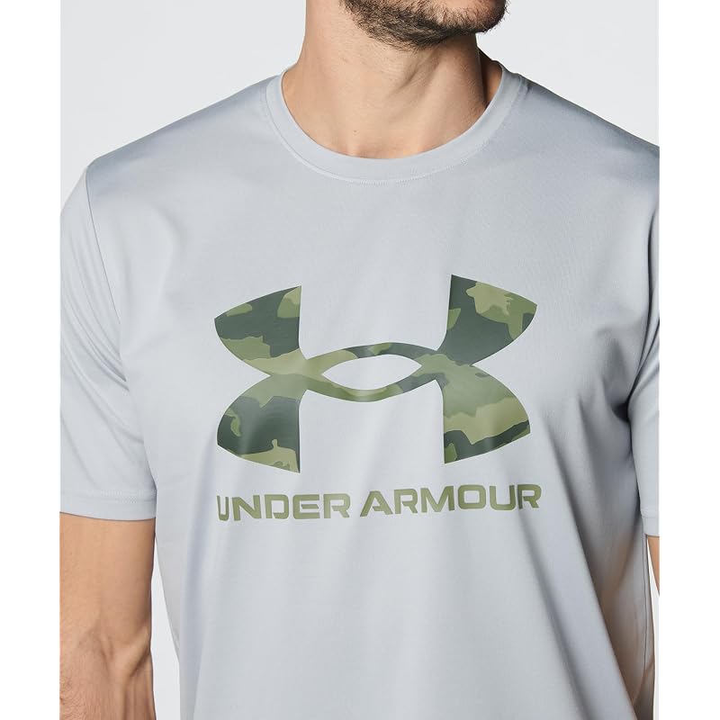 [Under Armor] UA TECH GRAPHIC SS СЕЗОННЫЙ Серый Мод / / LG