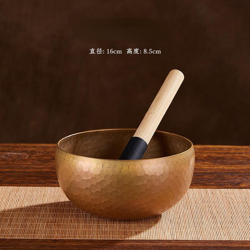 Тибетский звук бонсай медная чаша поющая чаша лечебный инструмент набор для медитации антикварный декор кованое медное украшение