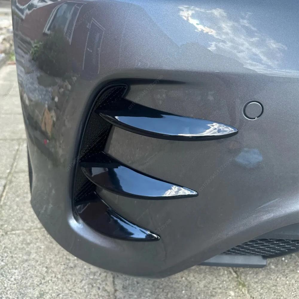 Rear Bumper Air Vent Sport Canard Splitter Spoiler Flap Cover For Mercedes Benz W176 A200 A250 A260 A45 AMG 2013-2018 Hatchback