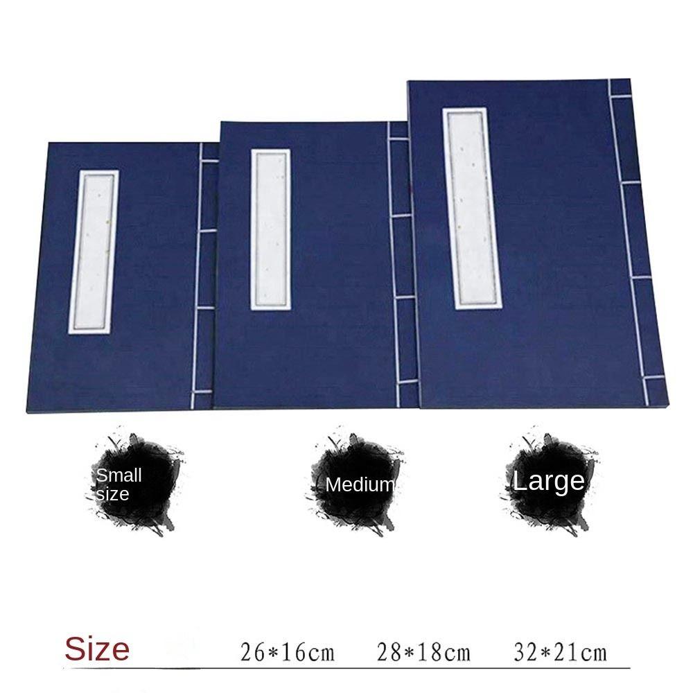 Книга для практики каллиграфии из полузрелой бумаги Xuan. Художественные канцелярские принадлежности. Китайская книга из бумаги Xuan.