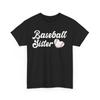 Baseball Sister Shirt, Sports Lovers Baseball Player Women Sister T-shirt