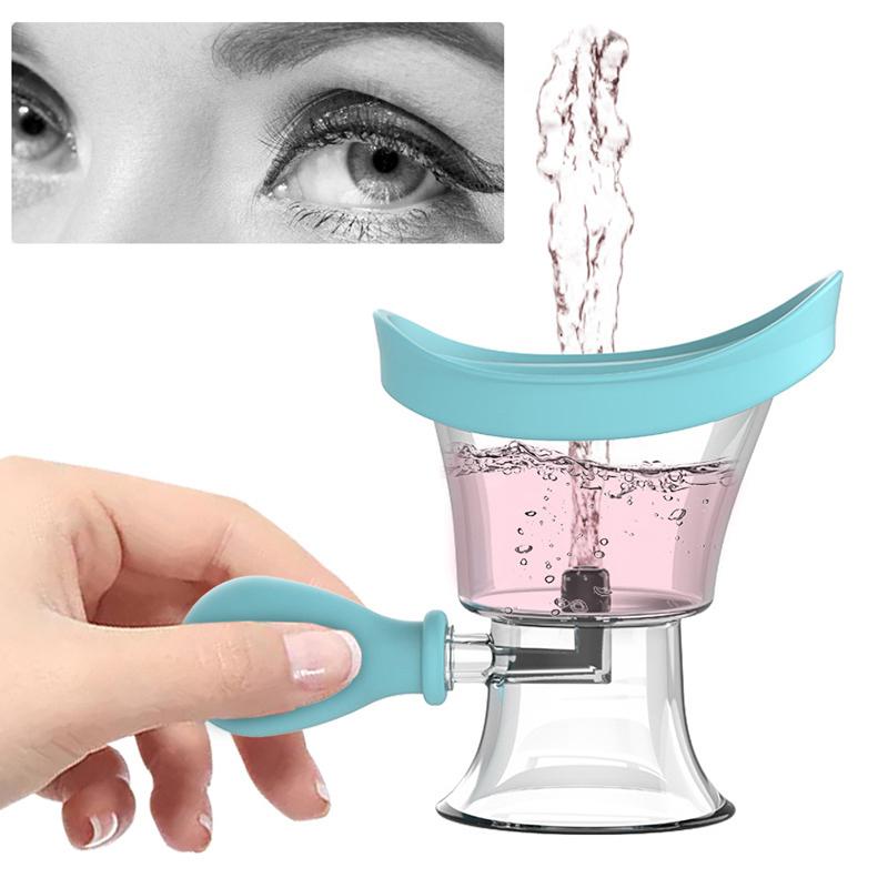 1 шт., экструзионные силиконовые чашки для мытья глаз, очиститель для глаз, компактные чашки для мытья глаз
