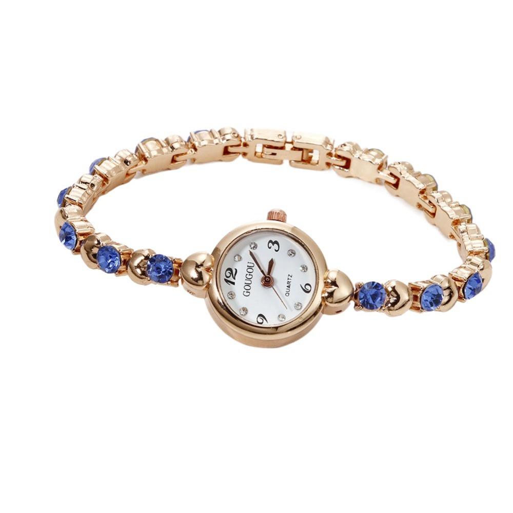 Легкие роскошные женские браслетные часы Элегантные кварцевые наручные часы Кварцевые часы со стразами Женские