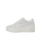 PUMA CALI Wedge Platform Size Sneakers, Tonal, Women's, 385248, Spring/Summer 2022, Pristine/Marshmallow, 24.5cm