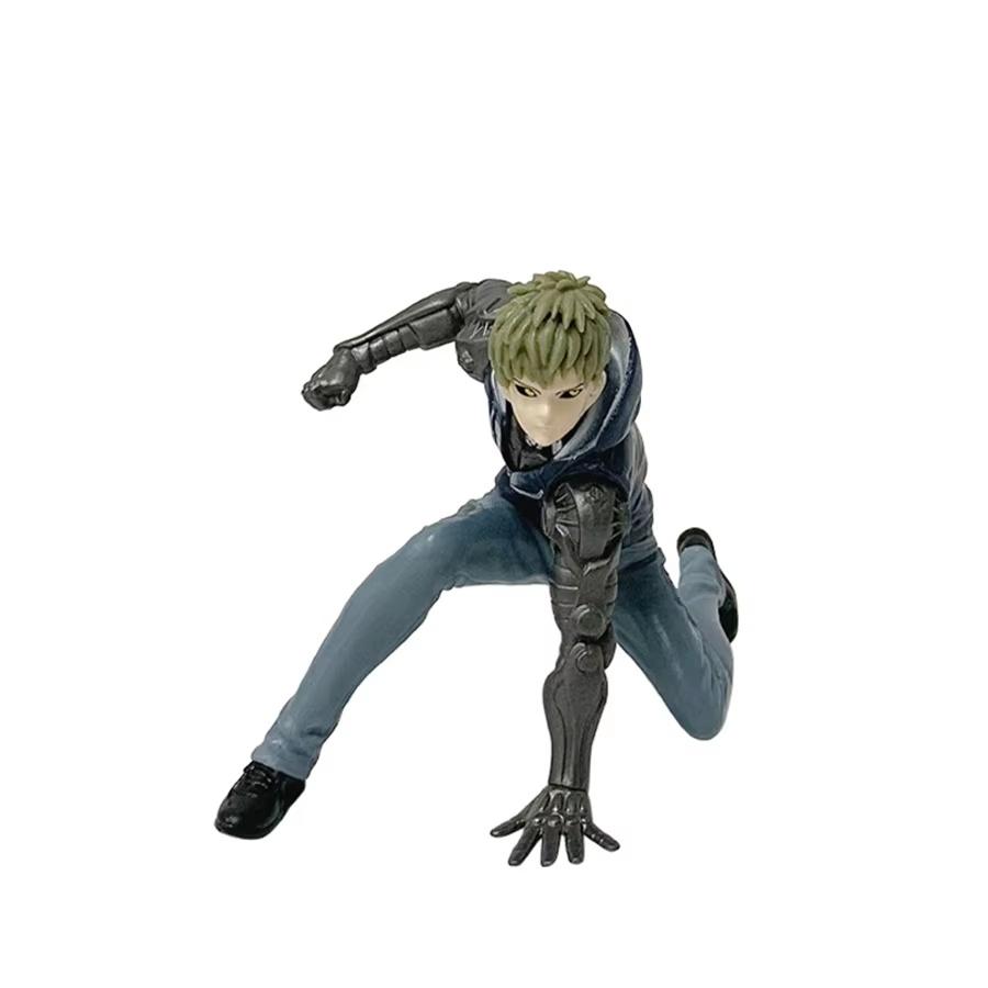 16cm One Punch Man Anime Figure Hoodie Saitama Action Figure Devil S-level Hero Genos Figurine PVC Collection Model Doll Toys
