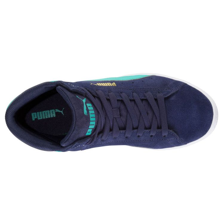 Puma Vikky Mid Прочные Нескользящие Повседневные Кроссовки Женские Кроссовки Синие 356716-03