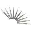 10pcs 1 8   Shank Tungsten Carbide End Mill CNC Engraving Tools Single Flute Spiral Bit