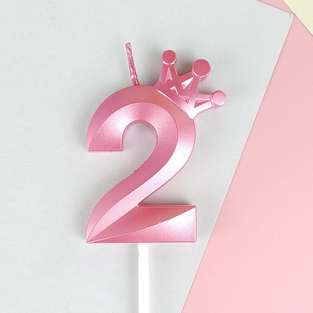 Crown Digital Candles Age Birthday Candles Crown Красочные украшения для вечеринок