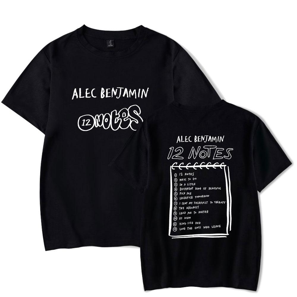 Мода для поклонников Alec Benjamin Женские Мужские Повседневные Футболки с Принтом с Коротким Рукавом