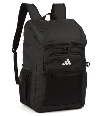 Adidas School B4 Рюкзак для ноутбука, расширяемый, идеально подходит для клубов средней и старшей школы, черный и H50 x Ш35 x Г21 см, мужской рюкзак, размер, отделение для 15,6-дюймового ноутбука,
