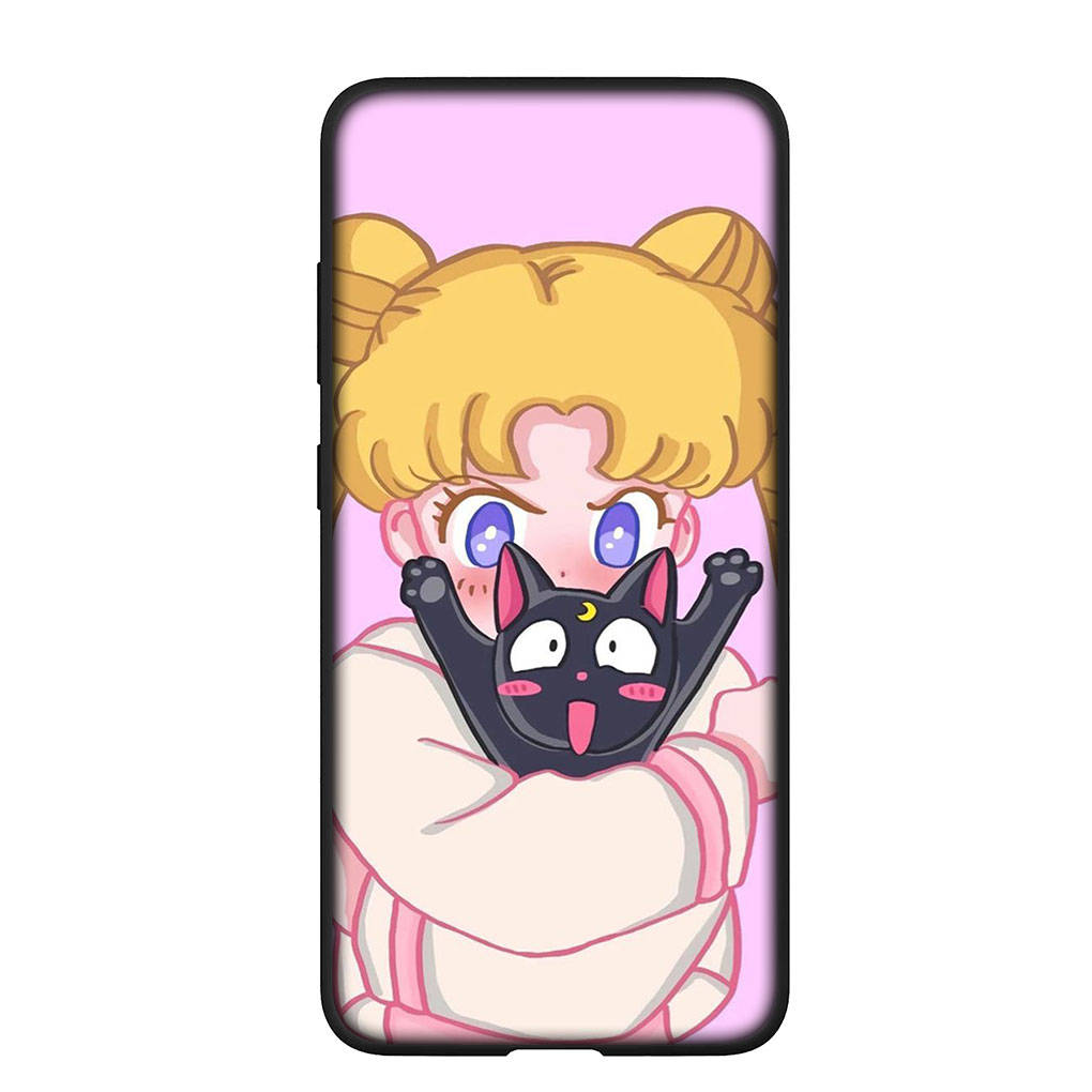 Чехол для телефона для Samsung Galaxy S25 S24 S23 iPhone 16 15 Xiaomi Redmi Note 14 13 12 16E X 11 Pro Max 13C OPPO Moto Huawei Poster Sailor Moon Girl Cover