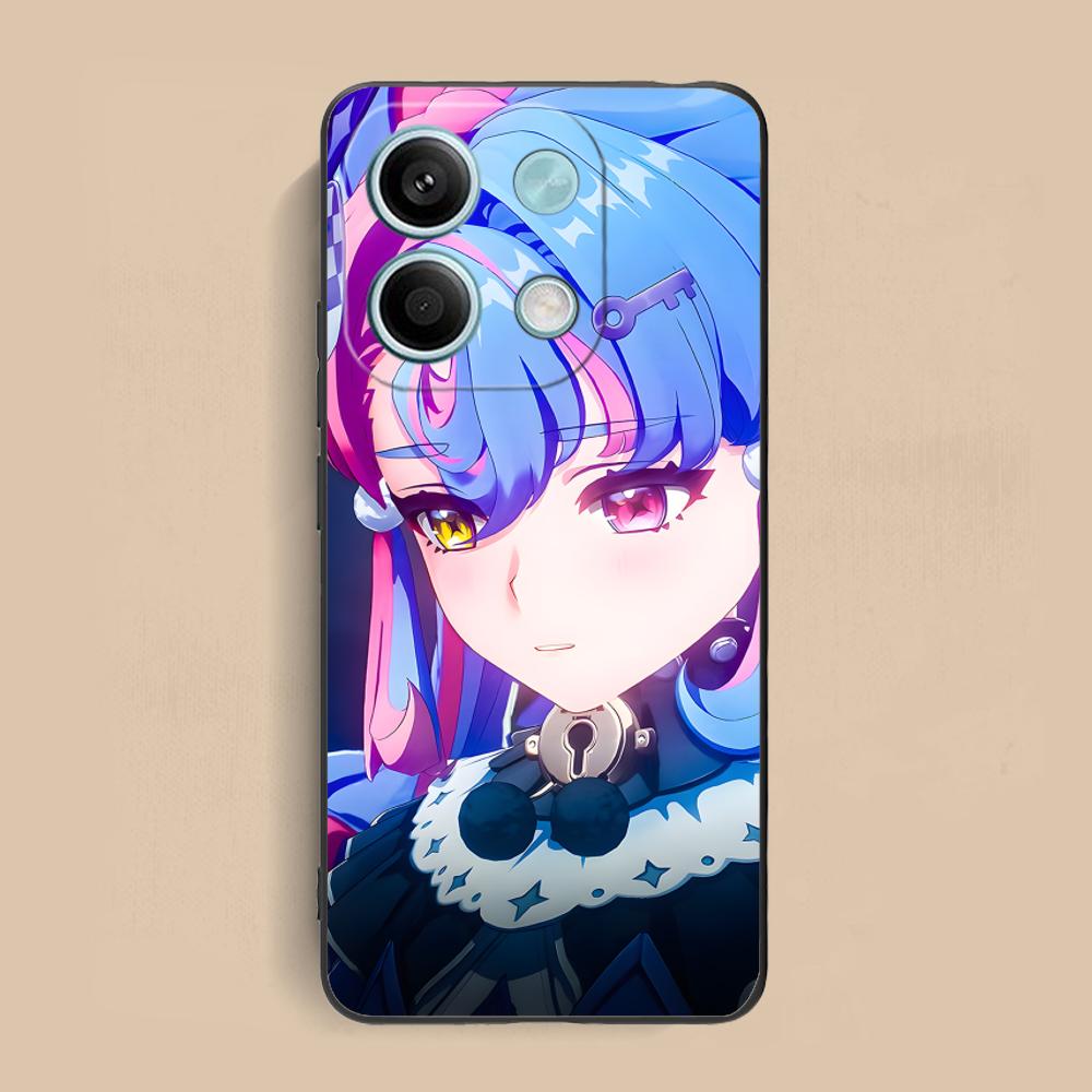 Wuthering Waves Roccia Phone Case for Xiaomi Redmi Note 14 13 12 11 S Pro Plus 4G 5G Colorful Printing Cover Pretty Luxury Cover